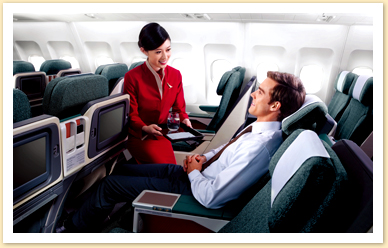キャセイ・パシフィック航空ビジネスクラスイメージ画像2