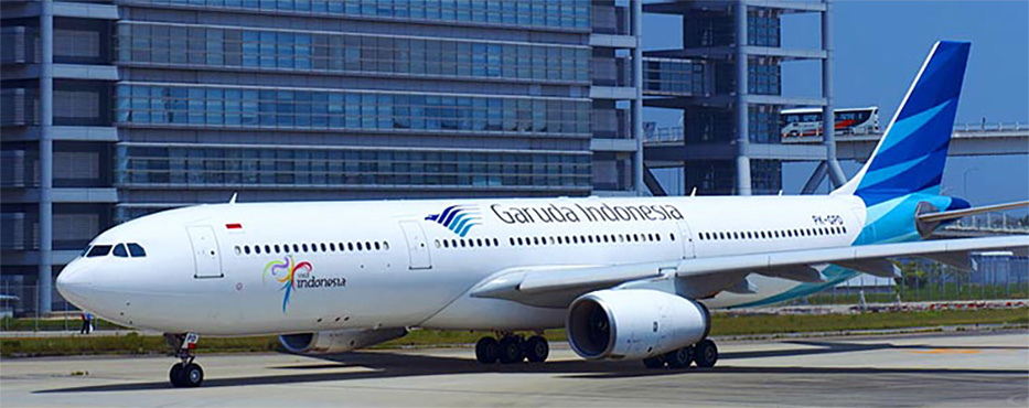 関空発ガルーダ・インドネシア航空 機体写真