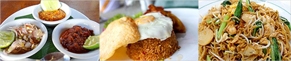 バリ島の食事の画像
