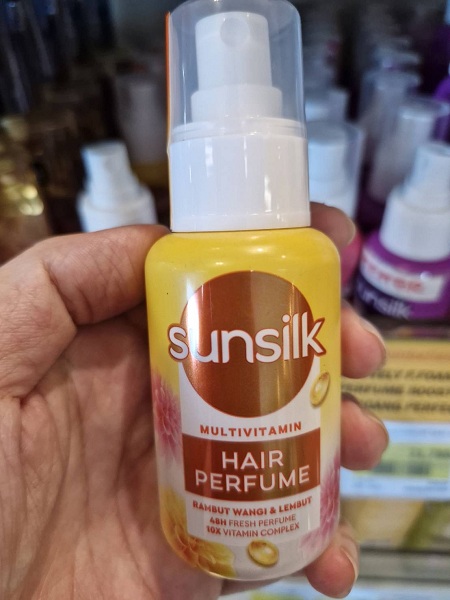 サンシルク sunsilk フレグランスミスト 3本 セット 地元スーパーマーケットで売っている今日の一品「sunsilk HAIR PERFUME