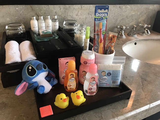 ヴィラ アイルバリ ブティック リゾート プライベートプール付き1ベッドルームヴィラ お子様向けのアメニティ
