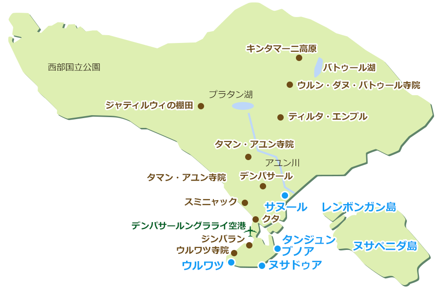 バリ島マップ