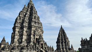 世界遺産ボロブドゥール遺跡、プランバナン寺院