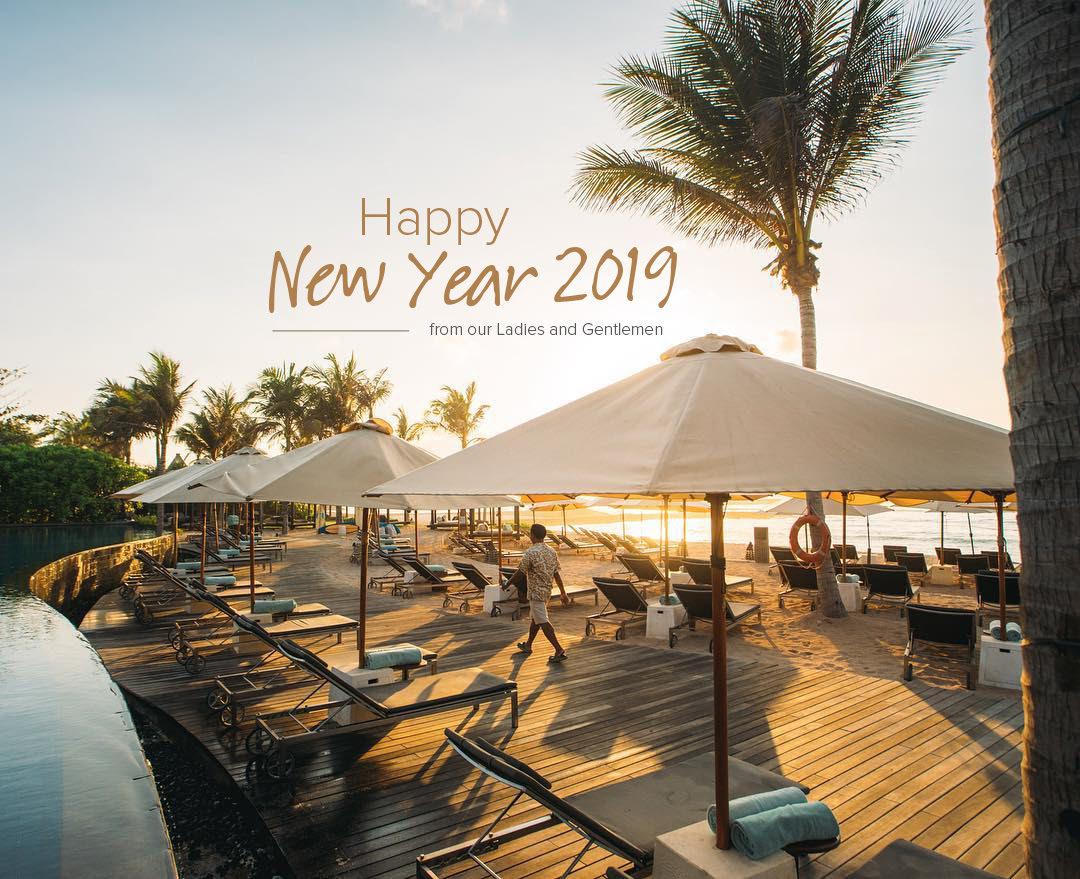 Happy New Year 2019 from The Ritz-Carlton, Bali@C[W